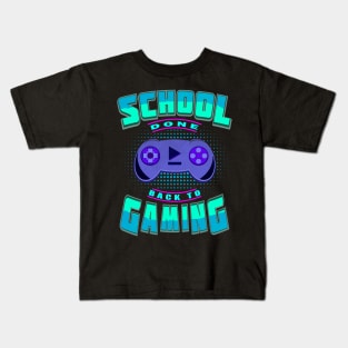 School Done Back To Gaming Console Graduation Kids T-Shirt